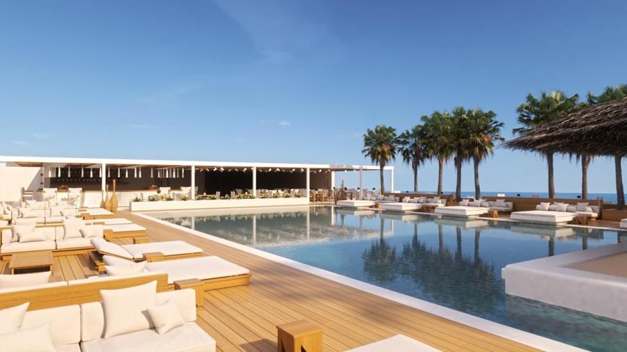Mediterranean Beach Palace Hotel Monólithos Exterior photo